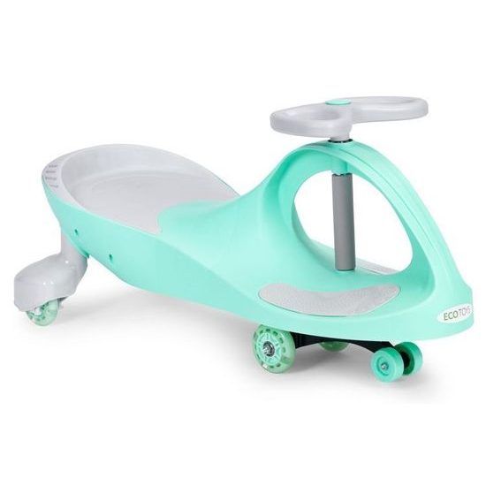 Ecotoys gravitační odrážedlo se svítícími koly Spinner - zelené