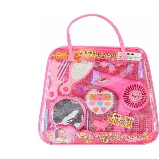 Dětský kosmetický set v tašce růžový