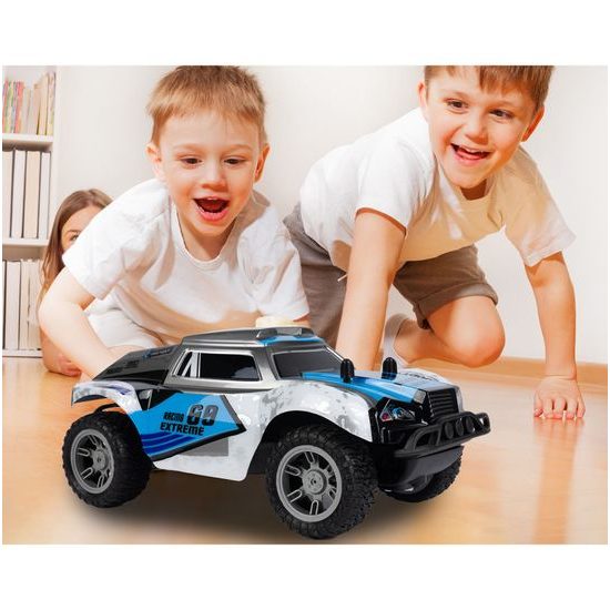 Terénní auto na dálkové ovládání Mountain Champion 1:18 modro-zelené