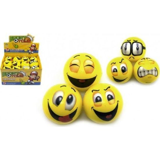 Míček pěnový smajlík - mix druhů