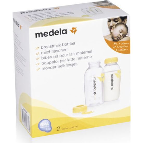 MEDELA Sada lahviček na uskladnění mléka 250ml 2ks