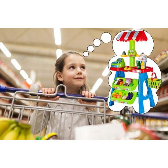 Dětský prodejní stánek s příslušenstvím 30 součástí Market Stall