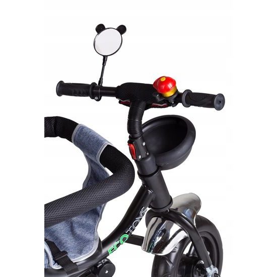 Ecotoys dětská tříkolka s otočným sedadlem Trike 2v1 šedá