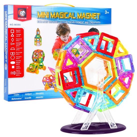 Majlo Toys magnetická stavebnice Magical Magnet 86 dílů