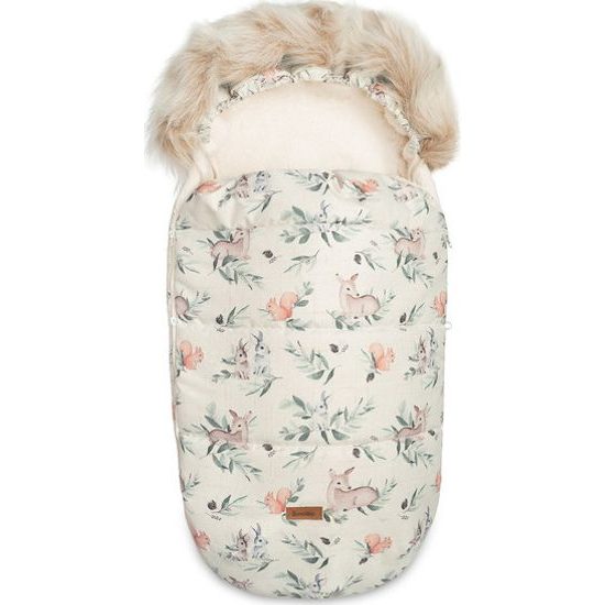 Zimní fusak Cortina do kočárku/ do autosedačky - srnky