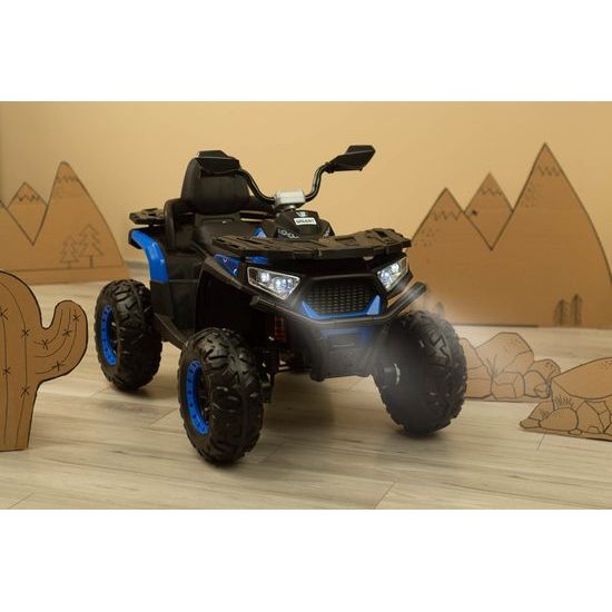 Dětská elektrická čtyřkolka Gigant - modrá