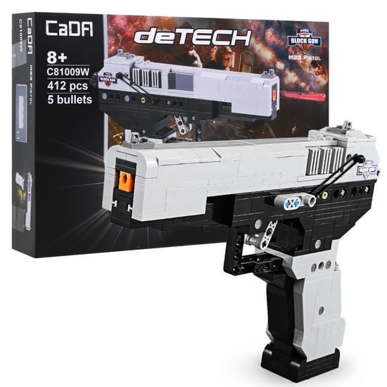 CaDA dětská pistole DeTech stavebnice 412 dílků