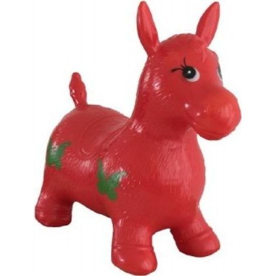 Hopsadlo kůň skákací - červený