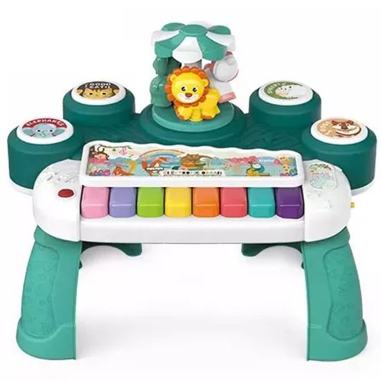 Edukační stoleček s piankem a zvuky 3v1 Animal Concert