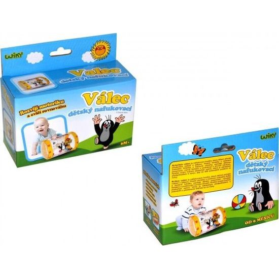 Nafukovací Válec s rolničkou - Krtek