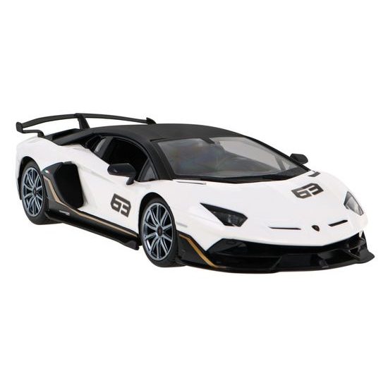 Rastar auto na dálkové ovládání Lamborghini Aventador SVJ 1:14 bílé