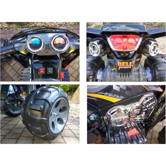 Dětská elektrická čtyřkolka AMS červená