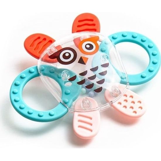 Chrastítko-kousátko Akuku KOSMO, Multicolor