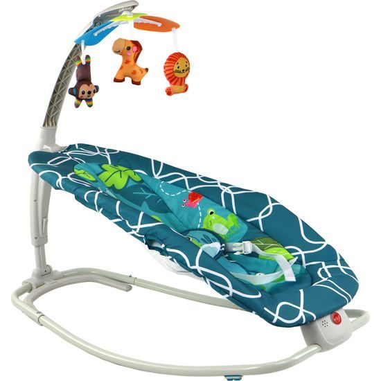 Dětské houpací křeslo 2v1 žabičky