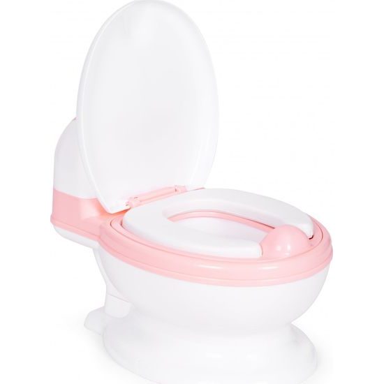 Ecotoys dětský nočník růžovo-bílý