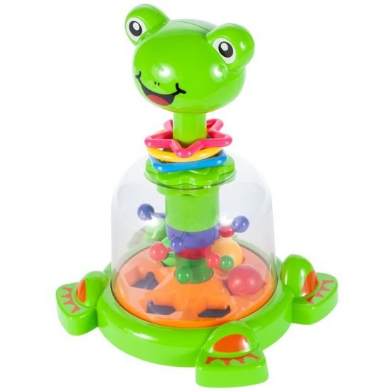 Rotující hračka pro nejmenší Frog Spinner