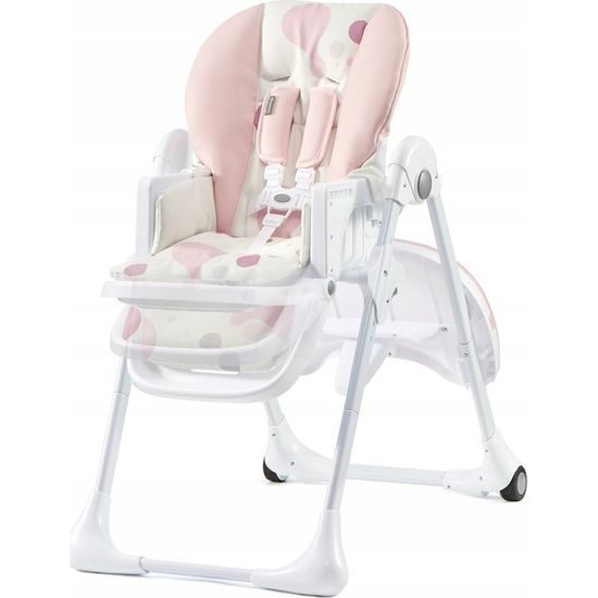 Jídelní židlička Kinderkraft Yummy růžová