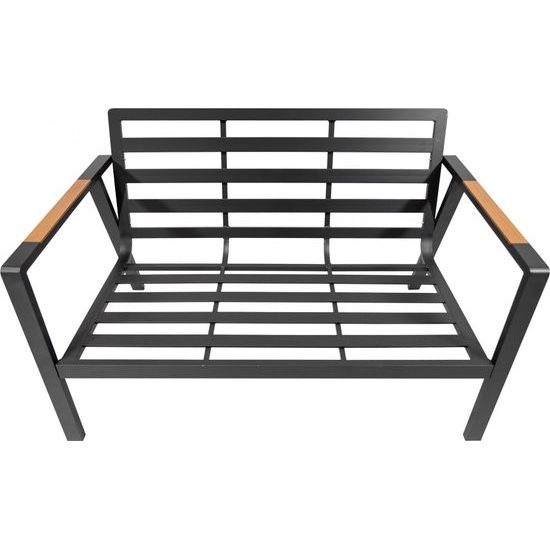 Hliníkový zahradní nábytek Pohovka + dvě křesla + stůl