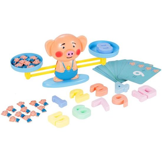 Naučná váha pro děti s prasátkem Balance Pig