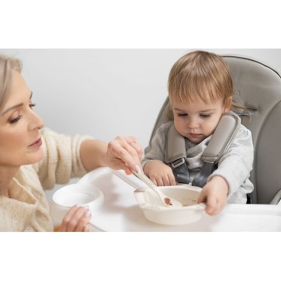 Dětská jídelní židlička Caretero Tuva - růžová