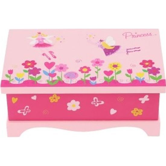 Skříňka šperkovnice Princess zrcadlo
