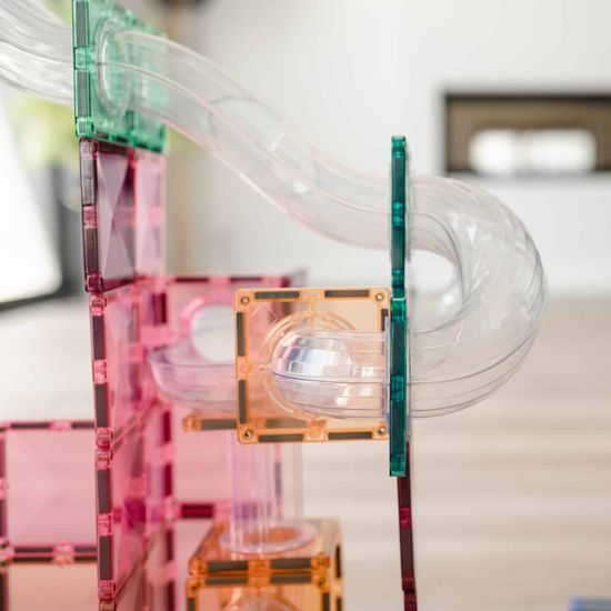 Pastelové Rozšíření Ball Run Connetix Ball Run Expansion pack 80ks