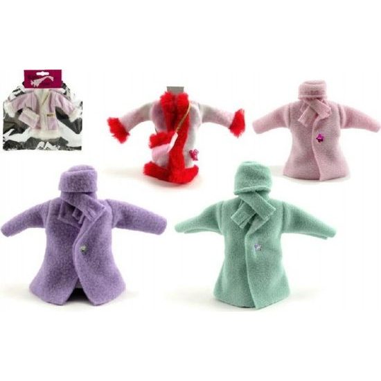 Oblečky kabátek na panenky - mix druhů