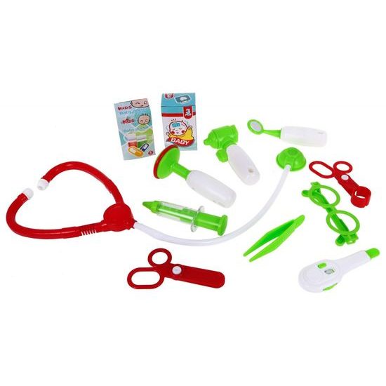 Majlo Toys dětský lékařský vozík 3v1 Little Doctor