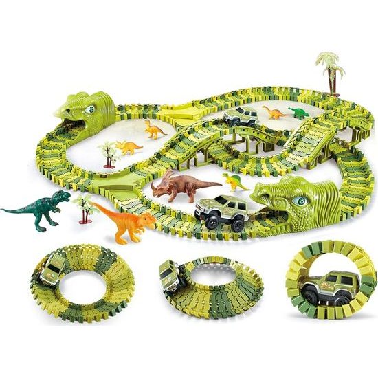 Velká dinosauří dráha s figurkami
