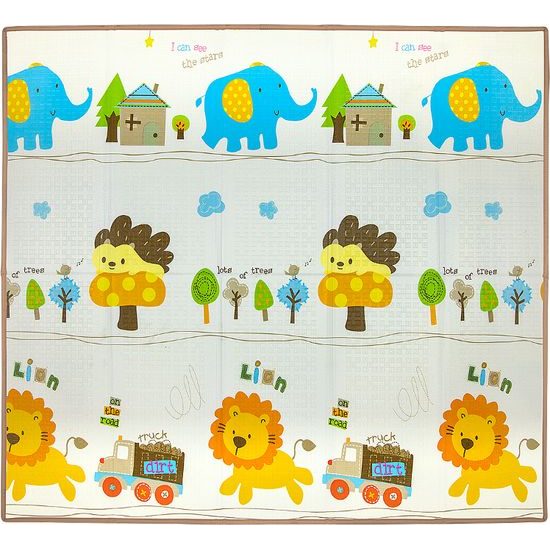 Milly Mally Skládací pěnová podložka, 197 x 177cm - Play Deer