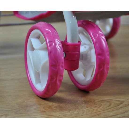 Kočárek pro panenky MILLY MALLY Natalie Prestige Pink