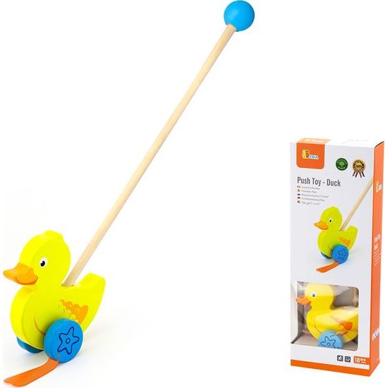 Dřevěná jezdící hračka Viga kačenka