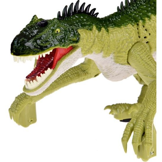 Interaktivní chodící Dinosaurus na dálkové ovládání - zelený