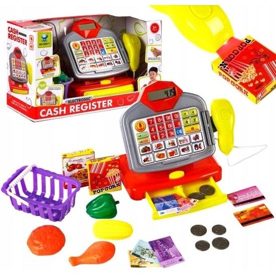 Doris dětská elektronická pokladna s kalkulačkou Cashback
