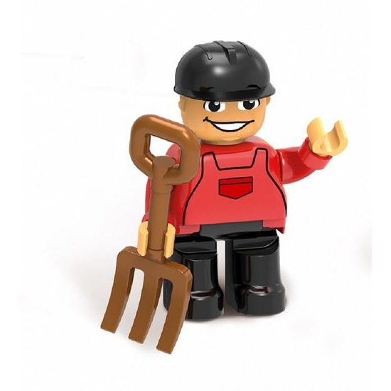 Blocki Mubi stavebnice Farma s koníky 31 dílů