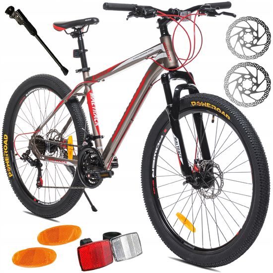 MalTrack odpružené horské kolo Sport 26" šedo-červené