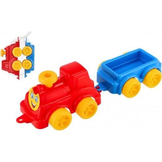 Lokomotiva s vagonem