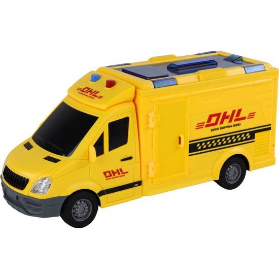 Dodávka 1:16 DHL na setrvačník žlutá