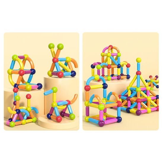 Magnetická stavebnice Magnetic Sticks 45 dílků