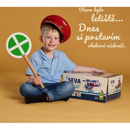 Největší Stavebnice SEVA KLASIK - 1162ks