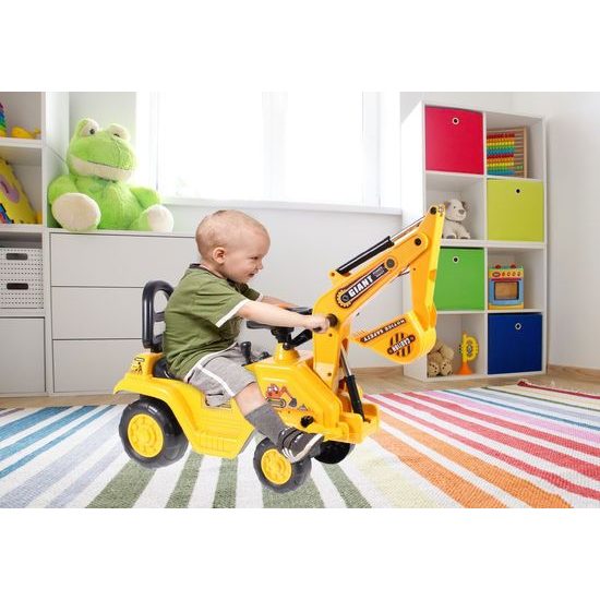 Dětské odrážedlo 2v1 Bagr s nočníkem