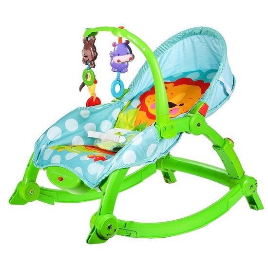 Kojenecké lehátko 3v1 s vibracemi Lion Rocker