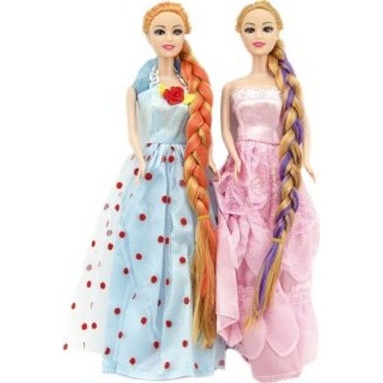 Panenka s dlouhým copem - mix druhů