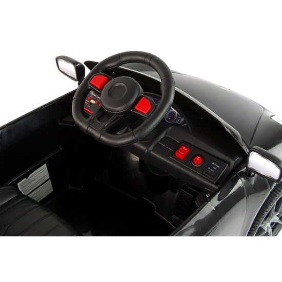 Dětské elektrické autíčko Cabrio - černé