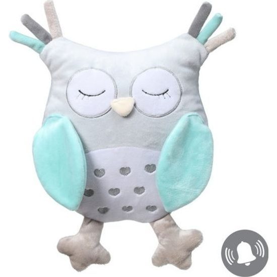 BabyOno Plyšová hračka s chrastítkem Owl Sofia