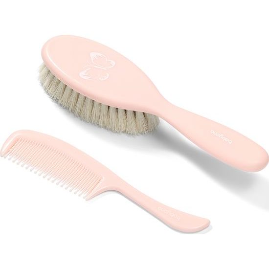 Baby Ono hřebínek a kartáč na vlásky přírodní super měkký vlas modrá