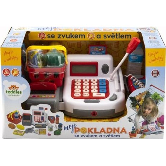 Pokladna digitální s doplňky na baterie