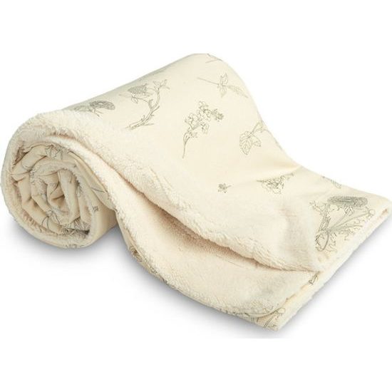 Dětská eko deka 80x100, vzor květiny