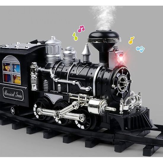 Vláčkodráha na baterie s kouřovými efekty a dálkovým ovládáním Classical Train