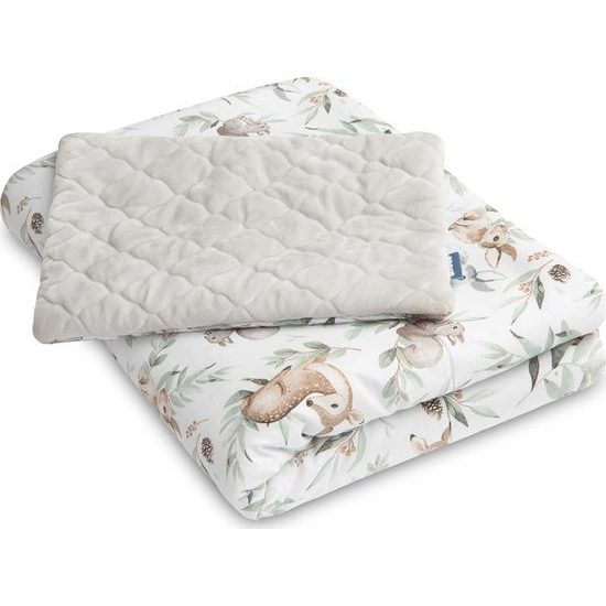 Sada do postýlky plyš karo srnky